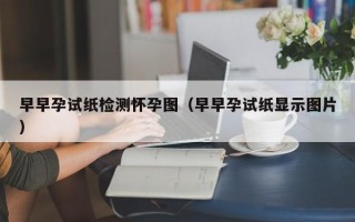 早早孕试纸检测怀孕图（早早孕试纸显示图片）