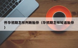 怀孕初期怎样判断胎停（孕初期怎样知道胎停）