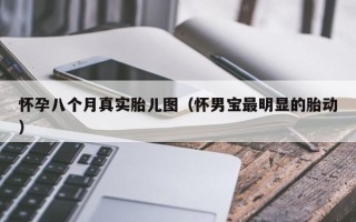 怀孕八个月真实胎儿图（怀男宝最明显的胎动）