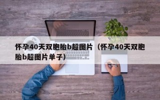 怀孕40天双胞胎b超图片（怀孕40天双胞胎b超图片单子）