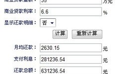 房贷提前还款计算器(房贷提前还款利息怎么算)