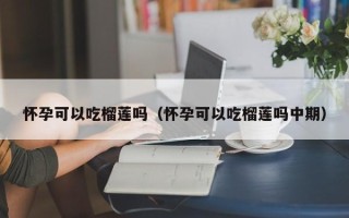 怀孕可以吃榴莲吗（怀孕可以吃榴莲吗中期）