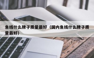 鱼线什么牌子质量最好（国内鱼线什么牌子质量最好）